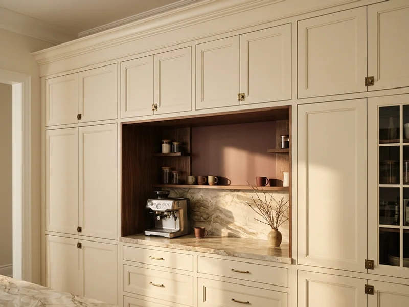 Floor-to-ceiling pantry wall in a Kleinburg kitchen