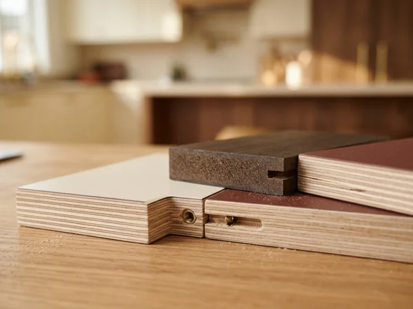 Edge samples of three box substrates