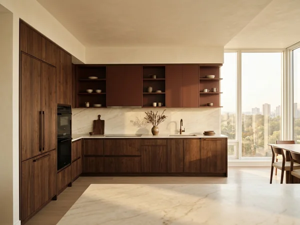 L-shaped variant of the standard SKU kitchen